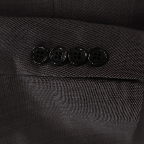 Alfani Jacket XL Gray 100% Wool Blazer Sport Coat Slim Fit 40R - Picture 4 of 15