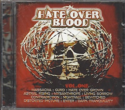 HATE OVER BLOOD VOL. 1 * NEW CD COMPILATION 1996 * VARIOUS ARTISTS *