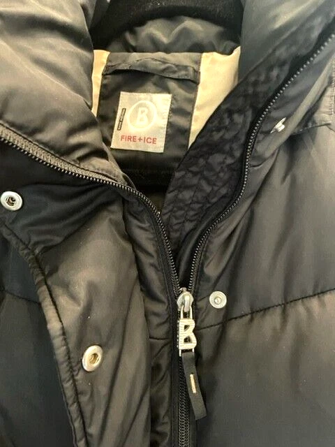 Bogner Fire + Ice Down Puffer 滑雪保暖夹克黑色 8 码 — 第 4/4 张图片