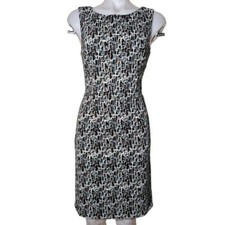 Dressbarn Pencil Multicolored Women's Sleeveless Formal Dress 10