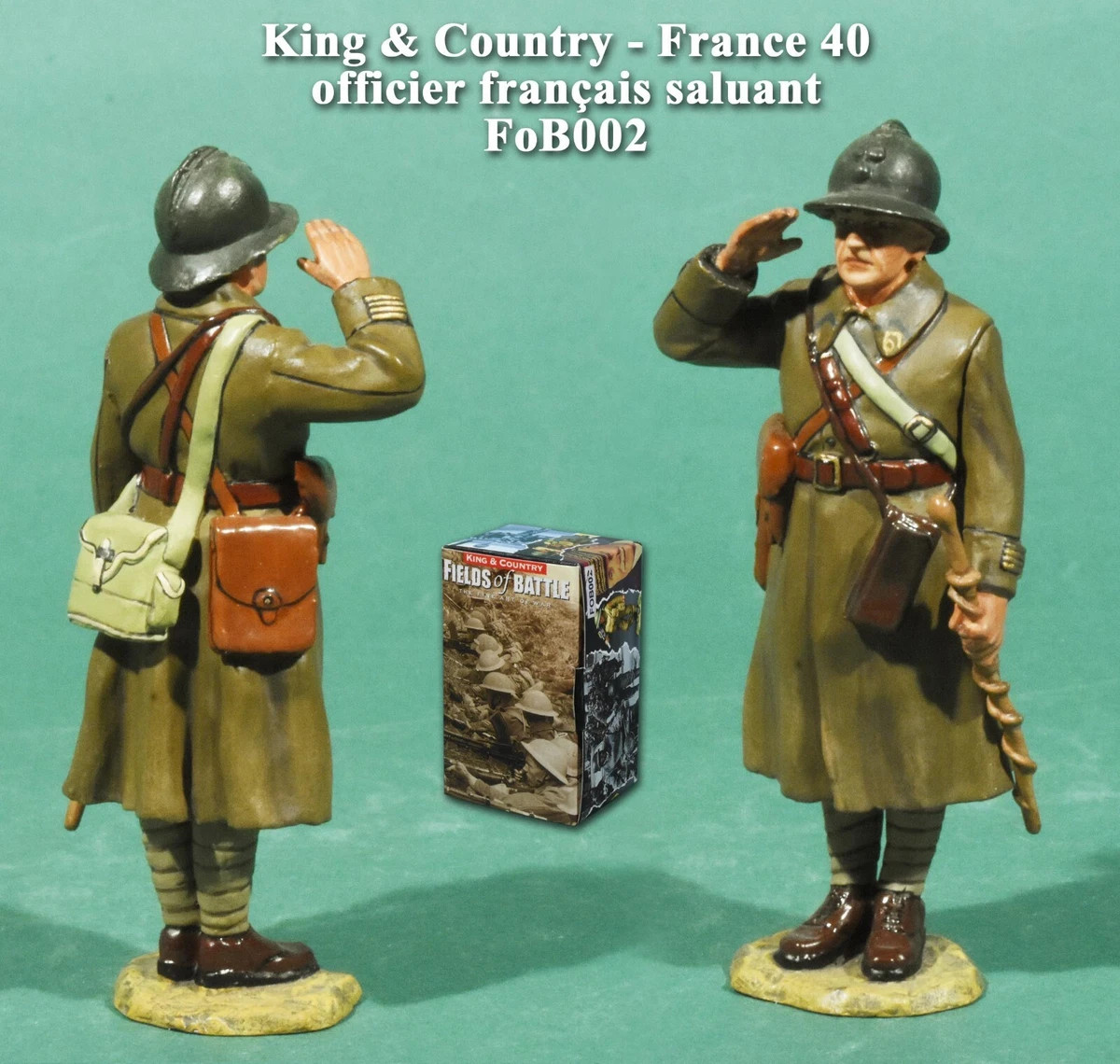 LUCOTTE ancien - 1re Guerre Mondiale - Officier Français Porte Drapeau