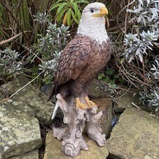 Vivid Arts Bald Eagle Ornament – Realistic Resin Eagle Statue