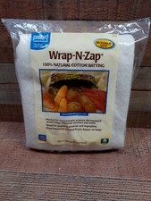Pellon Wrap-N-Zap 100 Natural Cotton Batting 45"X36" Microwavable 075269000634