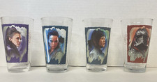 Star Wars Pint 16 Oz. Drinking Glasses Set Of 4 Various Characters