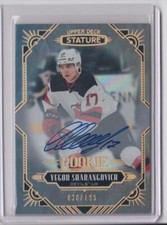 2020-21 Upper Deck Stature Autographs Rookie Yegor Sharangovich RC Auto /199