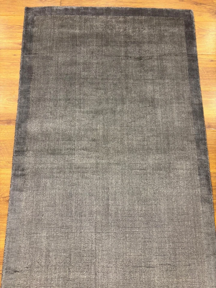 Black Runner Rug, 2.6x9.8 ft Rug, Decorative Carpet, Black Hallway Entryway Rug - Image 4 of 4