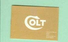 Colt Model Agent, Cobra, Detective Special Diamondback Fac Manual Reproduction