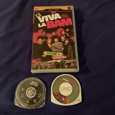 PSP UMD Game  Movie Lot Playstation MLB 09 The Show  Viva La Bam Vol 4