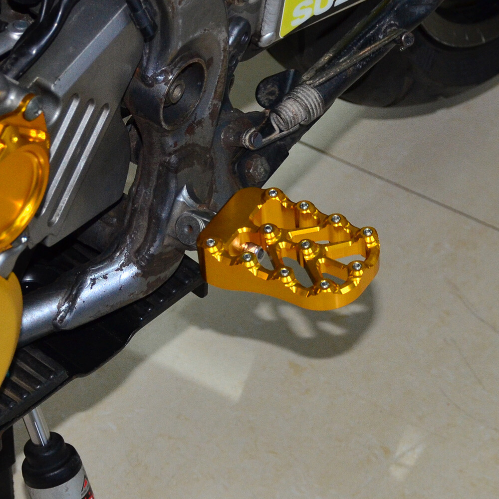 NiceCNC Wide Foot Pegs Pedals Rests Footpegs For Suzuki DRZ 400 E S SM