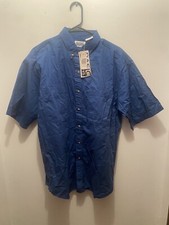 Basic Edition Blue Short Sleeve Size Large NWT New