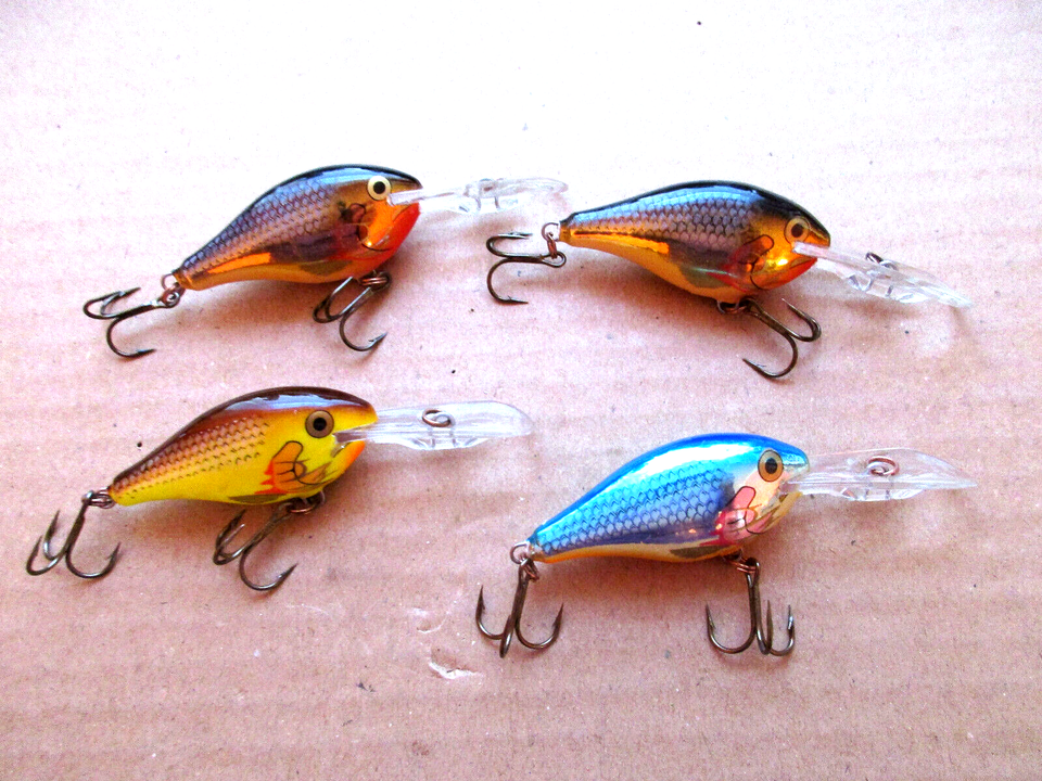 4 Rapala Fishing Lures eBay