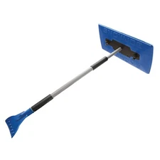 Snow Joe Original 2-in-1 Snow Broom 18in Tested Scratch Free Foam Head & Scraper