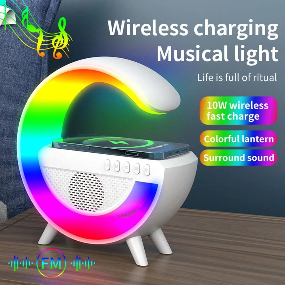 Bluetooth Speaker Atmosphere Lamp Smart Intelligent LED Wireless Lamps G5A1 | eBay