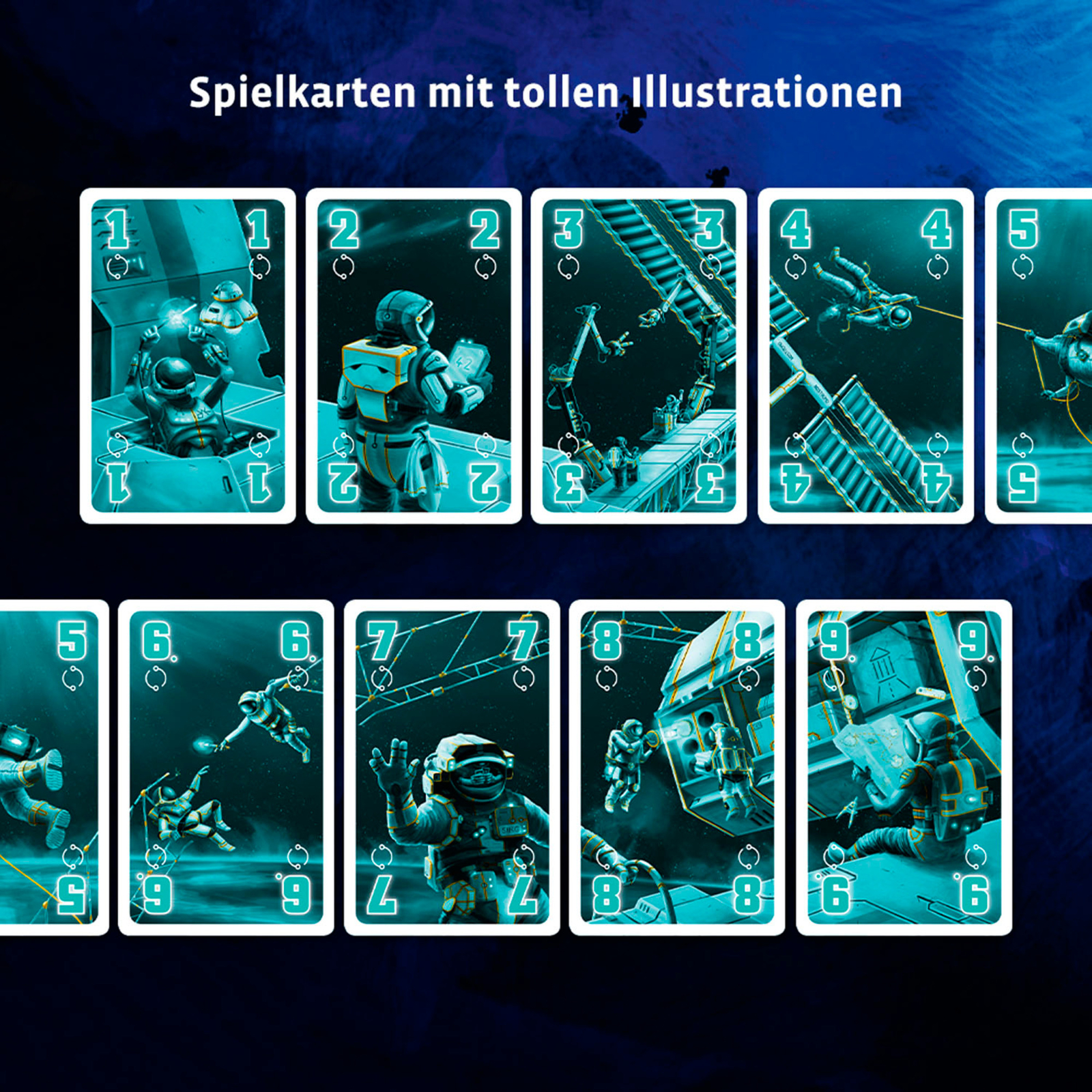 Thumbnail - Kosmos Die Crew - Auf Der Suche Nach Dem 9. Planeten, Kartenspiel