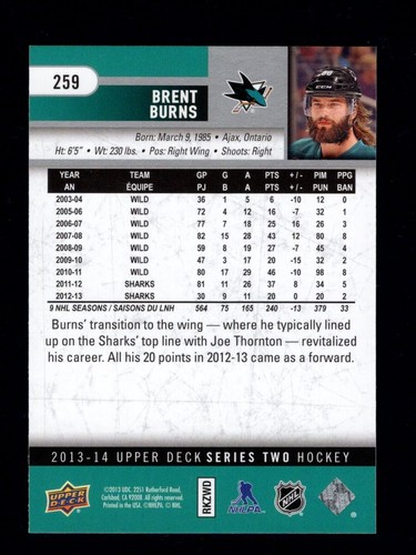 2013-14 Upper Deck Series 2 Base Hockey Cards You Pick Only $1 Each - Picture 19 of 371