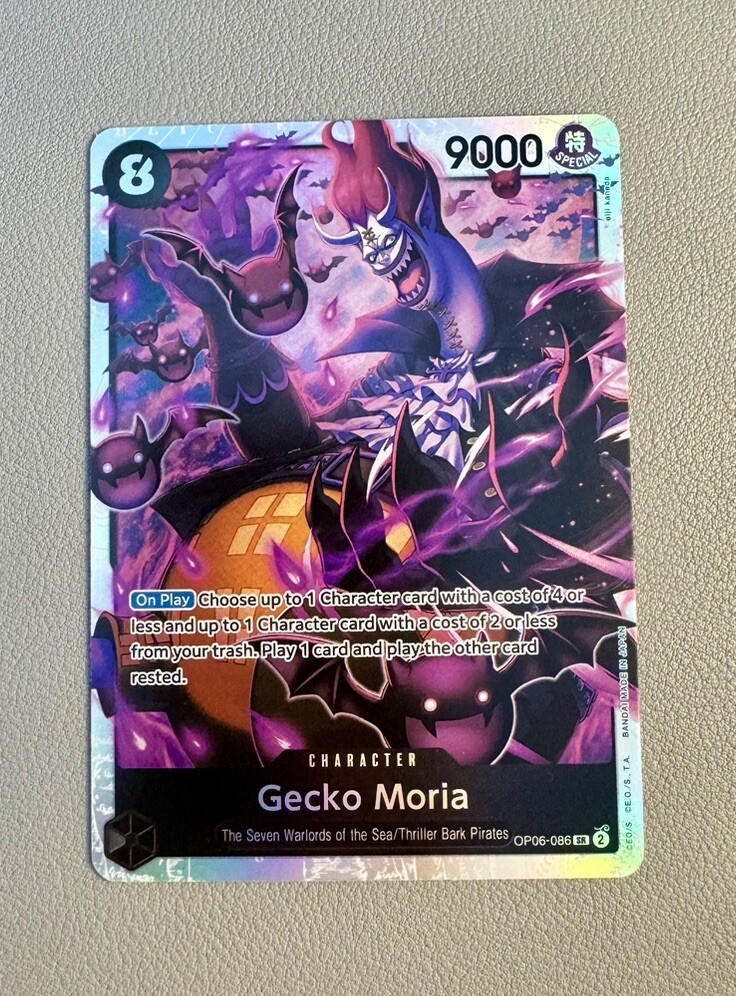 Gecko Moria SR OP06-086 SR One Piece TCG Wings Of The Captain