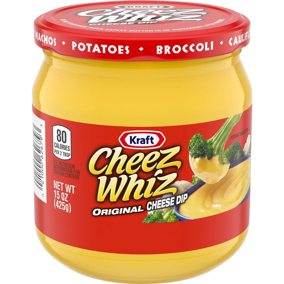 Cheez Whiz Original Cheese Dip, tarro de 15 OZ (envío gratuito y rápido) Foto 2 de 4