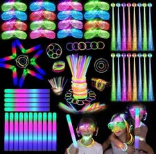 148 PCS Glow in the Dark Party Supplies