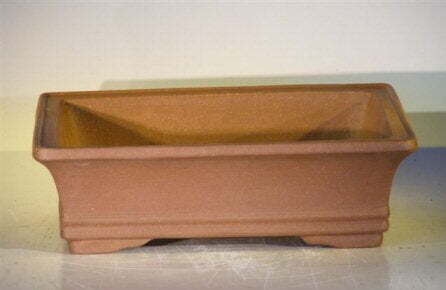 "Tan Unglazed Ceramic Bonsai Pot - Rectangle 12""x9.625""x3.5""" - Picture 1 of 1