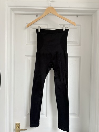 Conturve Women's High-Waisted Black Leggings Size S Super Stretchy Thick
