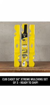 #ad 3 Blade Set Part# 490 110 C204 Genuine OEM Cub Cadet Xtreme Blade Set 50quot; Decks $44.25