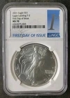2021 $1 American Silver Eagle Dollar Type 2 NGC MS70