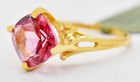 GENUINE 3.90 Ct PINK SAPPHIRE RING 10K SOLID GOLD - Free Appraisal Service -NWT