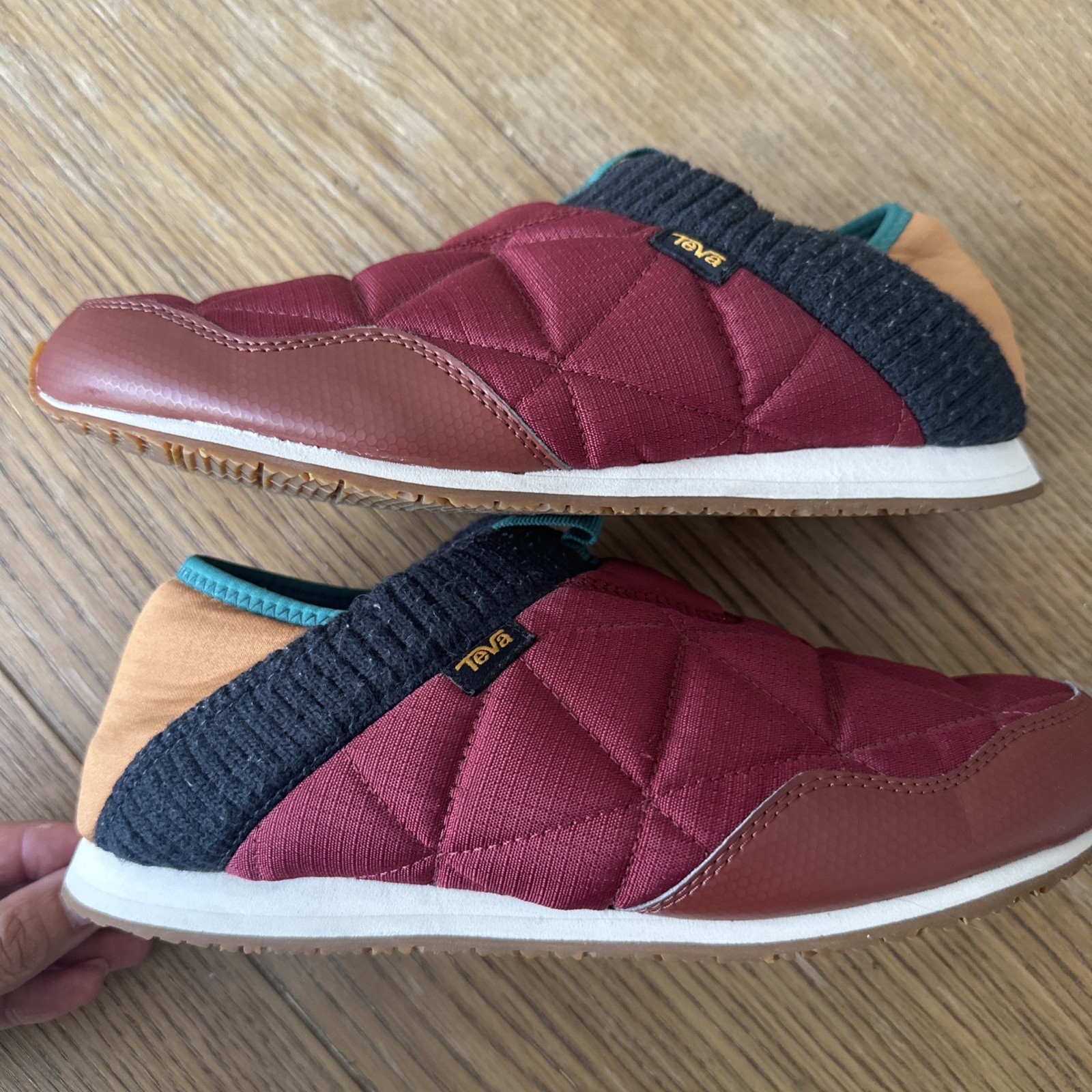 PANTOFOLA D’ORO Mocassini donna Teva ReEmber trapuntati slip on 9 41 oro marrone comfort passeggio