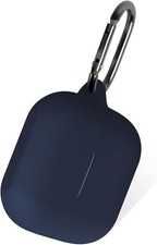 Navy Blue Protective Silicone Case for Galaxy Buds 3 and Pro - Easy Install