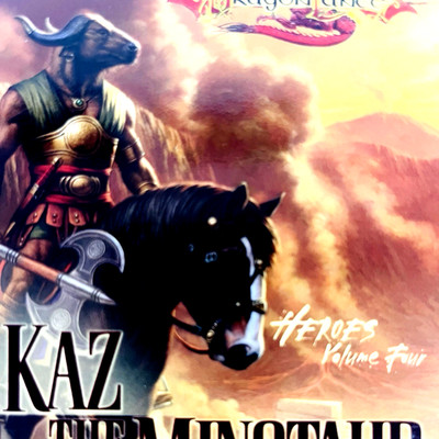 Kaz The Minatour Heroes Volume Four DragonLance Book Softcover 2004