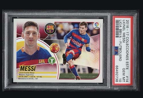 2016-17 Panini Colecciones Este La Liga Lionel Messi #14 PSA 10 | POP 13