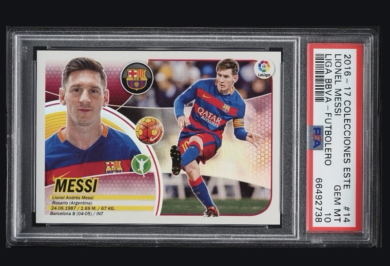 2016-17 Panini Colecciones Este La Liga Lionel Messi #14 PSA 10 | POP 13