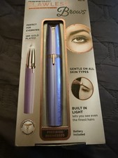 Finishing Touch Flawless Brows Eyebrow Hair Remover 18K Gold Plated Head NEW NIB