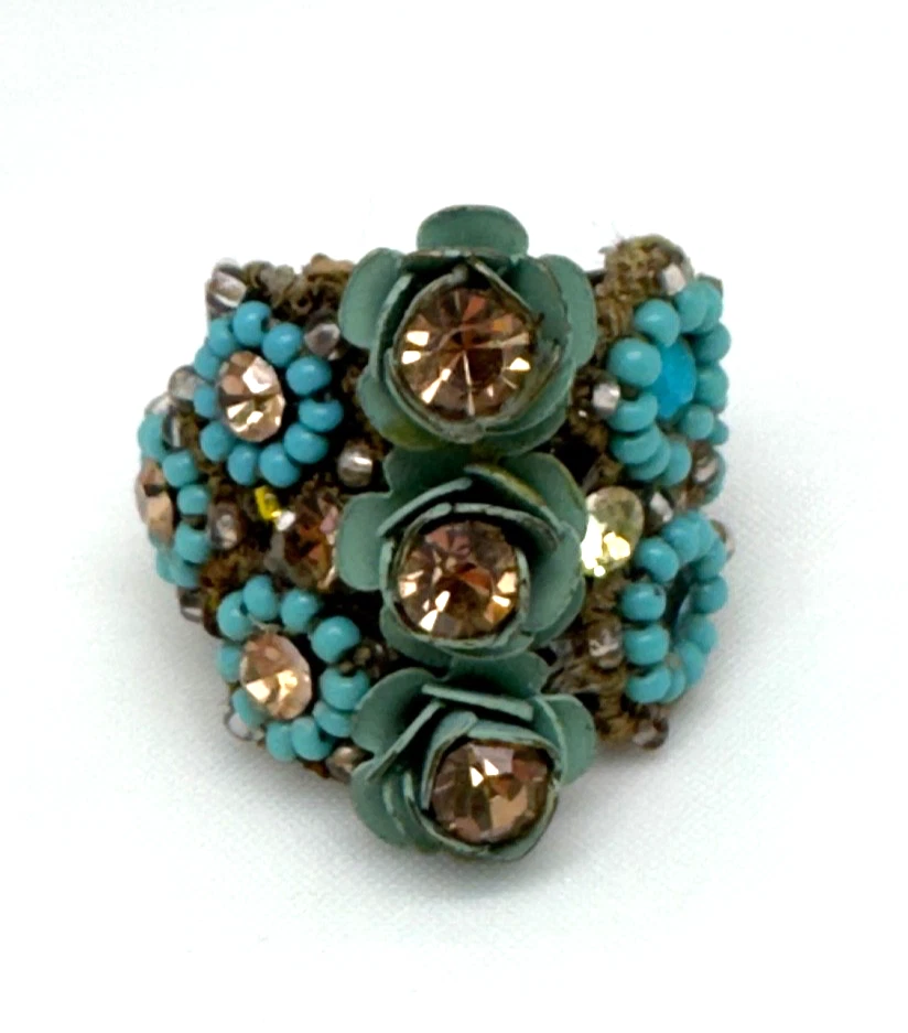 Красивый Michal Negrin кристалл кольцо женщин США 7,5 #757 # - Изображение 4 из 4