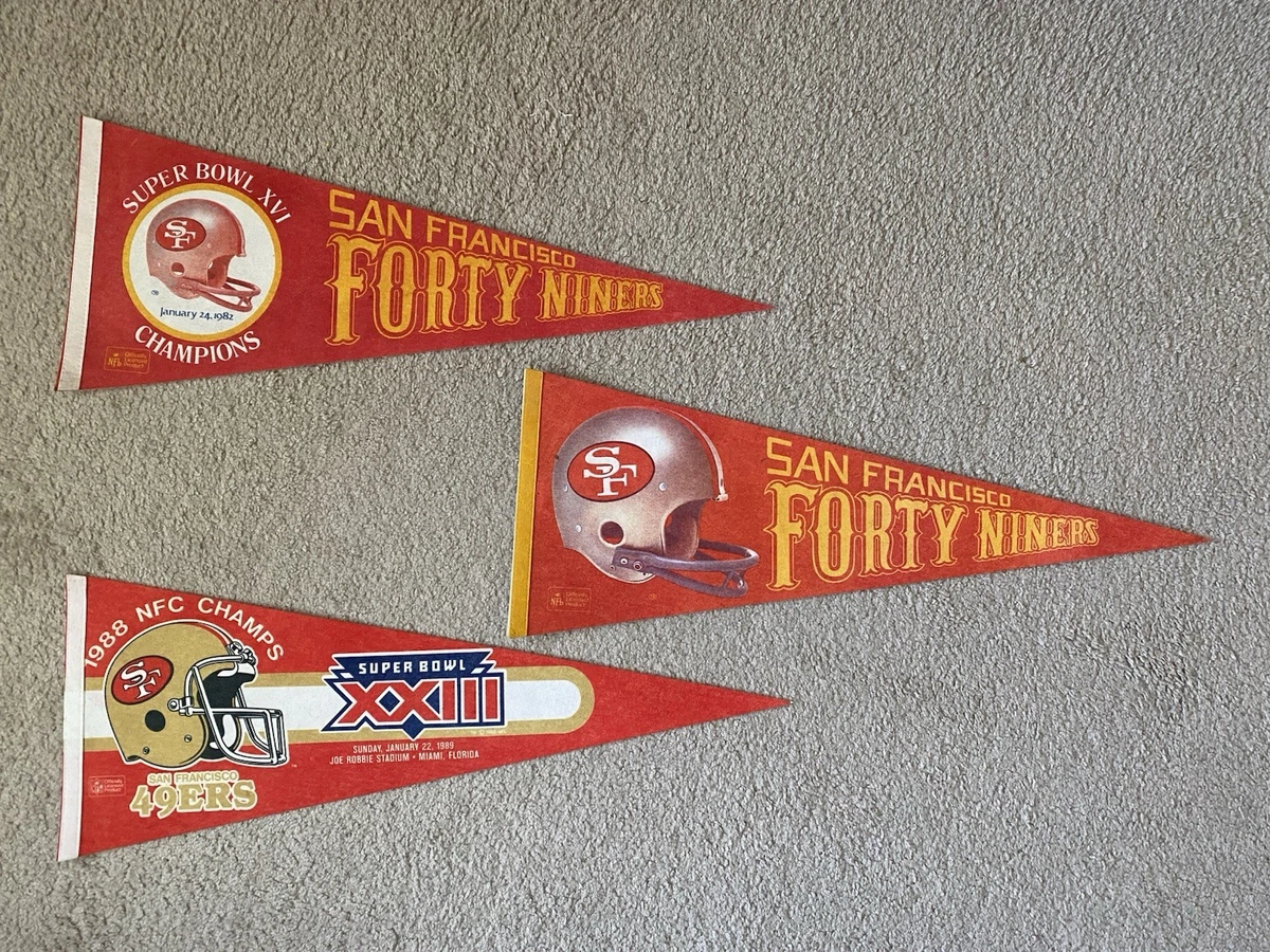 Super Bowl San Francisco 49ers NFL Pennants for sale | eBay