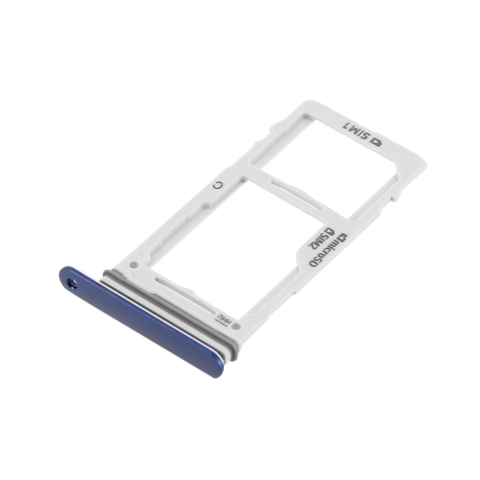 Support Carte SIM et MicroSD pour Galaxy Note 9 Bleu Réparer Emplacement Éjectable - 4