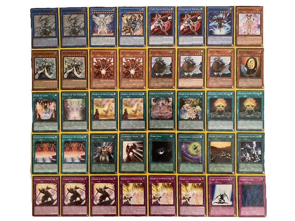 YUGIOH Dragon Ritual Fairy Deck Complete 40 - Cards Deck with BRAND NEW Sleeves - Image 2 of 4