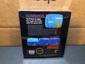 GUMSHOE 5 SCREW NES GAME WITH BOX/PROTECTOR VERY NICE