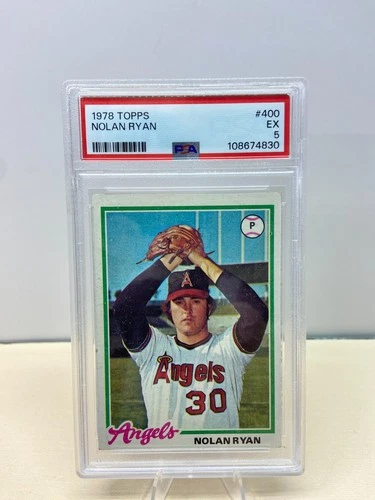 1978 TOPPS #400 NOLAN RYAN PSA 5 Los Angeles Angels HOF
