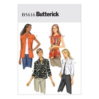 Schnittmuster Damenjacke Butterick B5616 Aa 6-12 (Gr. 32-38) Deutsche Anleitung