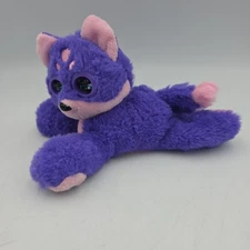 Nuzzy Luvs Interactive Purring Pookie Purple Cat Resonds To Voice & Touch..