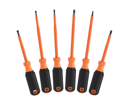 Sealed - Klein Tools 85076INS Screwdriver Set 1000V Insulated 6-Piece - NIB