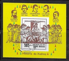 Guinea Bissau 1983 Chess M/S CTO (P230)