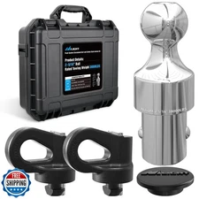 Nilight Puck System Gooseneck Hitch Kit (60692) for 2016-2025 Chevy Silverado