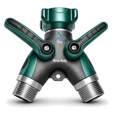 HOSE SPLITTER, 2 WAY HEAVY DUTY, GARDEN HOSE SPLITTER, FAUCET SPLITTER - 2WAYZ