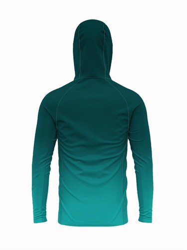 Masque à Capuche Pêche Manches Longues Homme Anti-UV Protection Solaire Vêtements Chemise Poisson - Photo 11/19
