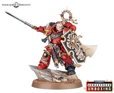 Warhammer 40k Space Marine CAPTAIN New Sprue ARMAGEDDON