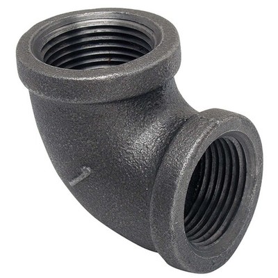 PPG 55184 for PlumbMaster Black Iron 3/4 X 1/2 Fip, 90 Elbow