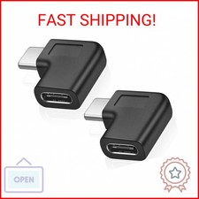 URWOOW USB C Right Angle Adapter,90 Degree USB C to USB Type-C Male to Female Ad