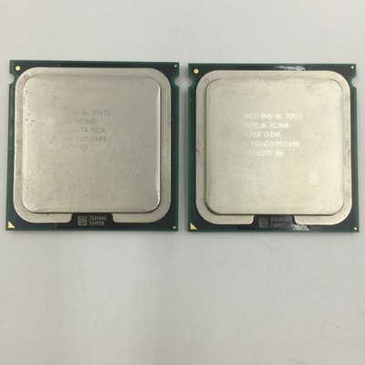 2PCS Xeon X5472 3.0GHz 12M 1600MHz LGA 771 SLASA Quad Core CPU Processor #ff